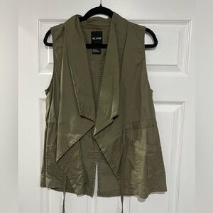 Olive Green, Tie Waist, Vest